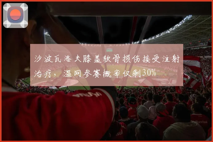 沙波瓦洛夫膝盖软骨损伤接受注射治疗，温网参赛概率仅剩30%